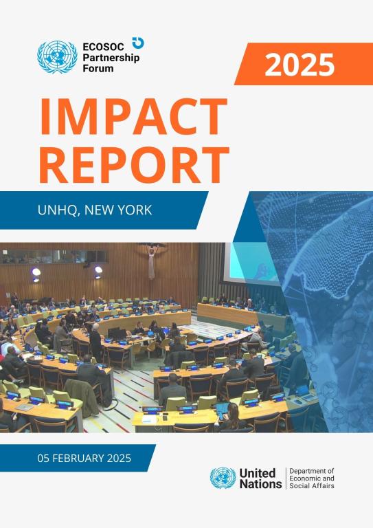 Cover page on Impact Report